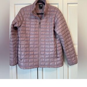 North Face Thermoball Purple Puffer Size L - Like New
